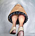 het fundament - 2002 - pastel - 118 x 118 cm.